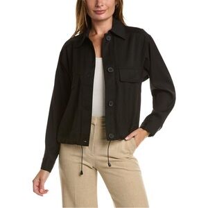 Max Studio Charcoal Utility Jacket Size XS